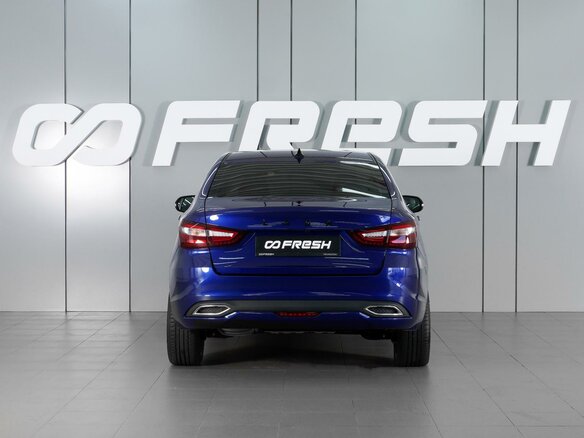 2025 Lada (ВАЗ) Vesta I Рестайлинг (NG), синий - вид 3