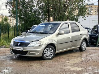 2012 Renault Logan I Рестайлинг, бежевый, 99000 рублей, вид 1