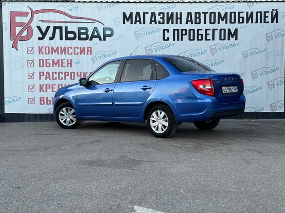2020 Lada (ВАЗ) Granta I Рестайлинг, синий, 710000 рублей - вид 5