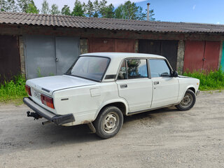 1988 Lada (ВАЗ) 2105, белый, 155000 рублей, вид 5
