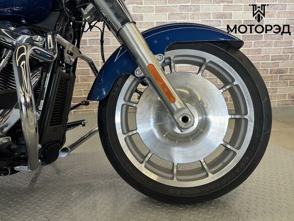 2022 Harley-Davidson Fat Boy, синий - вид 14