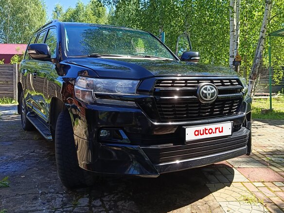 2008 Toyota Land Cruiser 200 Series, чёрный - вид 1