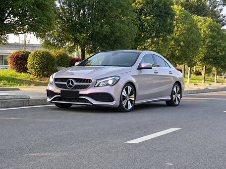 2019 Mercedes-Benz CLA 200 I (C117, X117) Рестайлинг, розовый, 1760000 рублей, вид 3