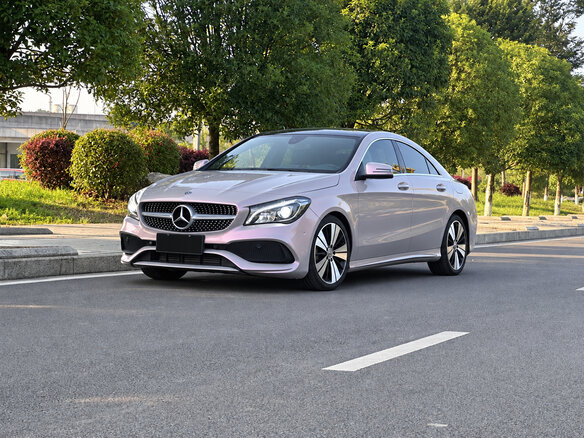 2019 Mercedes-Benz CLA 200 I (C117, X117) Рестайлинг, розовый, 1760000 рублей - вид 2