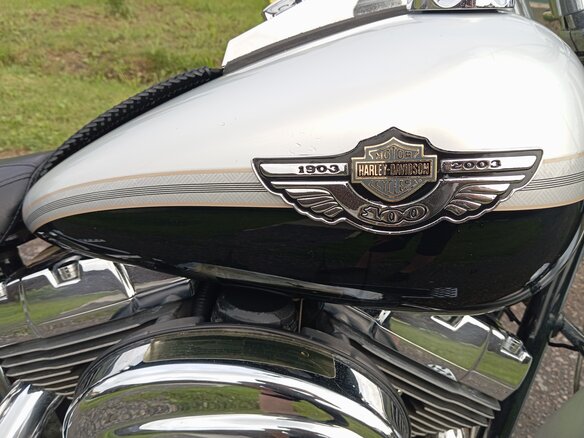 2004 Harley-Davidson Fat Boy, серебристый, 690000 рублей - вид 8