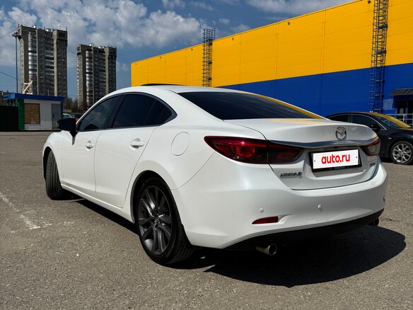 2015 Mazda 6 III (GJ) Рестайлинг, белый, 1620000 рублей - вид 9