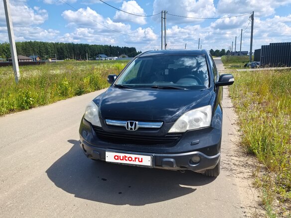 2008 Honda CR-V III, чёрный, 1049000 рублей