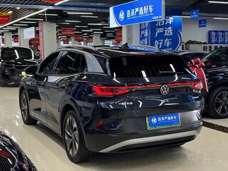 2023 Volkswagen ID.4 Crozz, синий, 2986700 рублей, вид 4