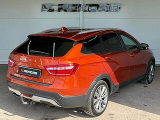 2019 Lada (ВАЗ) Vesta SW Cross I, оранжевый, 1069000 рублей, вид 4