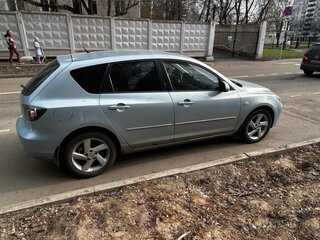 2006 Mazda 3 I (BK) Рестайлинг, серебристый, 420000 рублей, вид 3