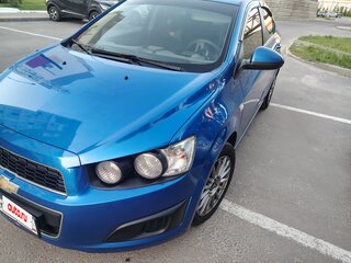 2015 Chevrolet Aveo II, синий, 775000 рублей, вид 4