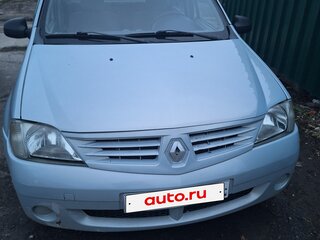 2008 Renault Logan I, серебристый, 307000 рублей, вид 1