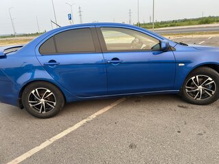 2010 Mitsubishi Lancer X, синий, 730000 рублей, вид 3