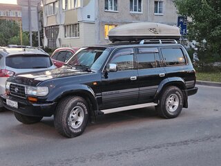 1996 Toyota Land Cruiser 80 Series Рестайлинг, чёрный, 1850000 рублей, вид 2