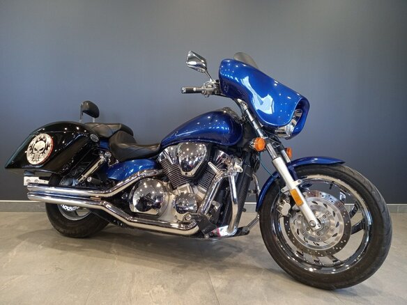 2008 Honda VTX 1300, синий, 550000 рублей - вид 5