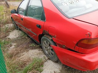 1992 Honda Civic V, красный, 150000 рублей, вид 4