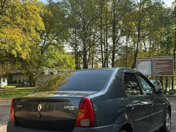 2007 Renault Logan I, серый, 230000 рублей - вид 6