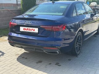 2021 Audi A4 35 TFSI V (B9) Рестайлинг, синий, 3500000 рублей, вид 3