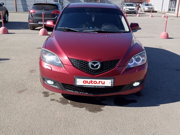2008 Mazda 3 I (BK) Рестайлинг, красный, 800000 рублей