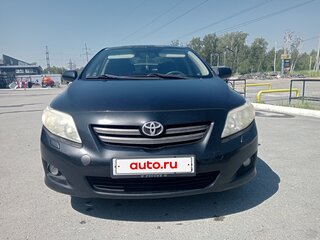 2008 Toyota Corolla X (E140, E150), чёрный, 499000 рублей, вид 1