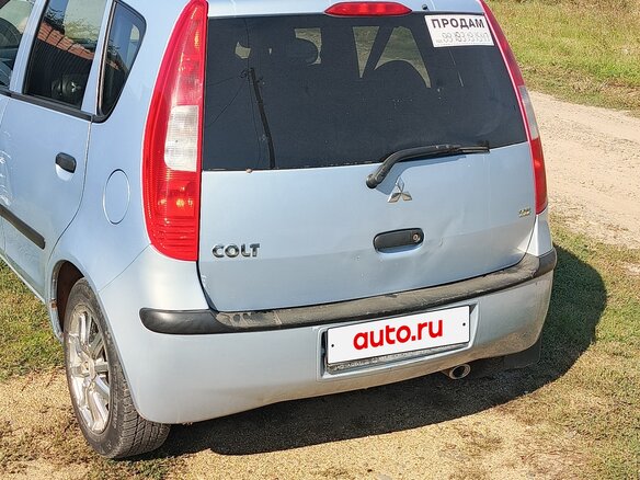 2006 Mitsubishi Colt VI (Z20/Z30), голубой, 370000 рублей - вид 6
