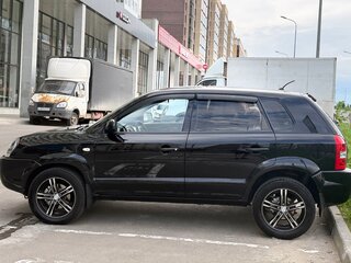 2008 Hyundai Tucson I, чёрный, 630000 рублей, вид 4