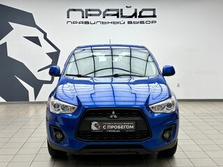 2014 Mitsubishi ASX I Рестайлинг, синий, 1129000 рублей, вид 2