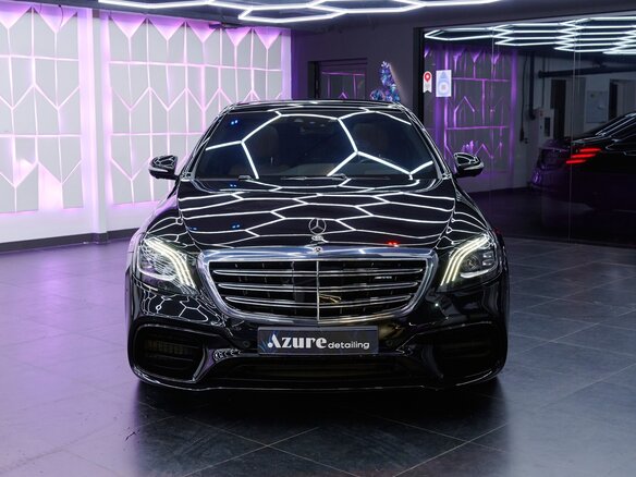 2018 Mercedes-Benz S-Класс AMG 63 AMG Long III (W222, C217) Рестайлинг, чёрный - вид 1