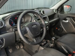 2014 Lada (ВАЗ) Granta I, чёрный, 469000 рублей, вид 5