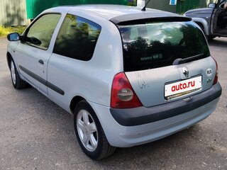 2001 Renault Clio II Рестайлинг, серебристый, 375000 рублей, вид 4