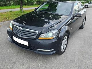 2011 Mercedes-Benz C-Класс 180 BlueEFFICIENCY III (W204) Рестайлинг, чёрный, 1000000 рублей, вид 1