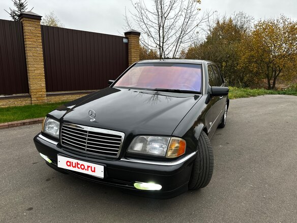 1994 Mercedes-Benz C-Класс 250 I (W202), чёрный, 600000 рублей - вид 2