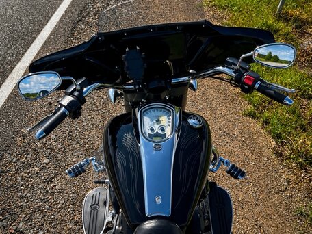 2008 Yamaha XV 1900, чёрный, 1150000 рублей, вид 4