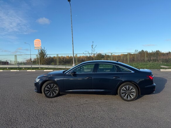 2022 Audi A6 45 TFSI V (C8), синий, 5150000 рублей - вид 10