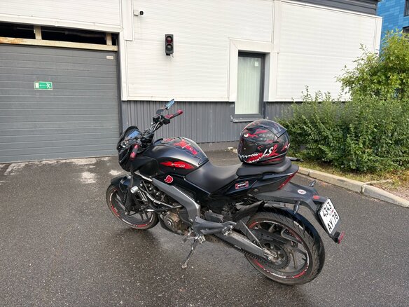 2017 Bajaj Dominar 400, чёрный, 310000 рублей - вид 8