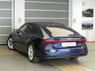 2018 Audi A7 55 TFSI II (4K), синий, 3870000 рублей, вид 4