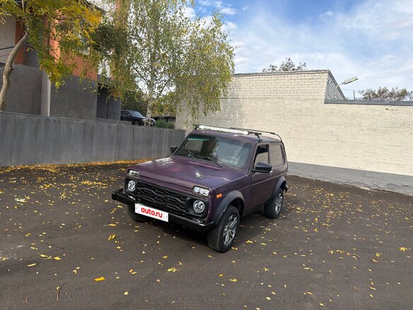 2002 Lada (ВАЗ) 2121 (4x4) I Рестайлинг, фиолетовый, 200000 рублей - вид 3