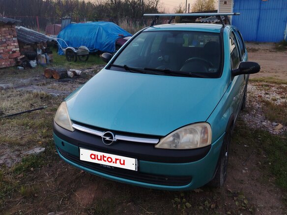 2003 Opel Corsa C, зелёный, 220000 рублей
