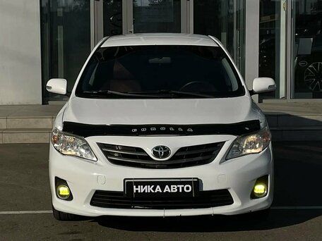 2012 Toyota Corolla X (E140, E150) Рестайлинг, белый, 1000000 рублей, вид 2