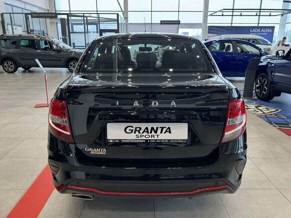 2026 Lada (ВАЗ) Granta Sport I Рестайлинг, чёрный - вид 4