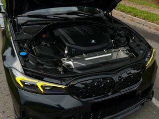 2022 BMW 3 серии M340i xDrive VII (G2x) Рестайлинг, чёрный, 4400000 рублей, вид 4