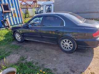 2007 Hyundai Sonata ТагАЗ IV (EF) Рестайлинг, чёрный, 370000 рублей, вид 3