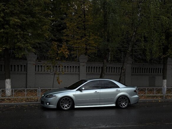 2006 Mazda 6 I (GG) Рестайлинг, серебристый, 750000 рублей - вид 11