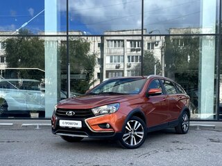 2018 Lada (ВАЗ) Vesta SW Cross I, оранжевый, 910000 рублей, вид 1