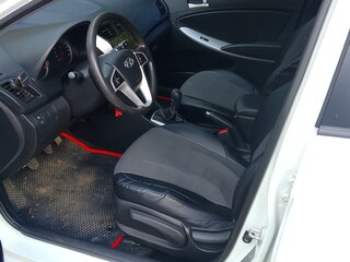 2012 Hyundai Solaris I, белый, 500000 рублей, вид 5