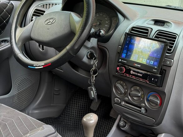 2008 Hyundai Accent ТагАЗ II, чёрный, 349000 рублей - вид 11
