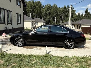 2019 Mercedes-Benz S-Класс 350 d Long VI (W222, C217) Рестайлинг, чёрный, 4250000 рублей, вид 2