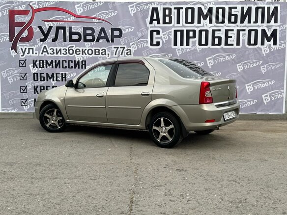 2011 Renault Logan I Рестайлинг, бежевый, 525000 рублей - вид 3