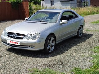 2002 Mercedes-Benz CLK-Класс 320 II (W209), серебристый, 970000 рублей, вид 2