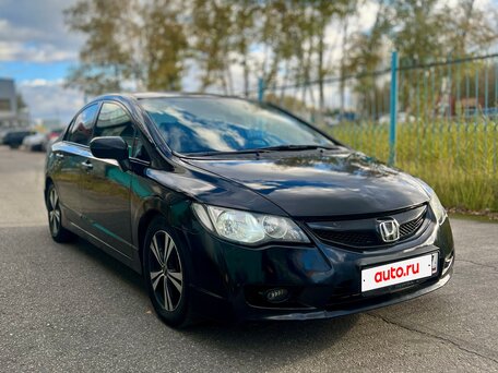 2009 Honda Civic VIII Рестайлинг, чёрный, 425000 рублей, вид 4